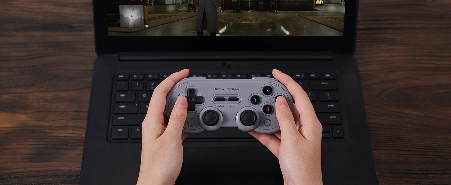 8Bitdo SN30 Pro Bluetooth Kabelloser Gaming-Controller mit Hall-Effekt für Switch 2 MacOS Android Raspberry Pi Windows Steam Deck – Detail 5