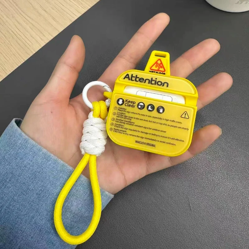

Roadblock-shaped AirPod Pro Case Unique 3D AirPods Earbud Case with Lanyard Original Niche Protective Case for 1/2/3 Generation