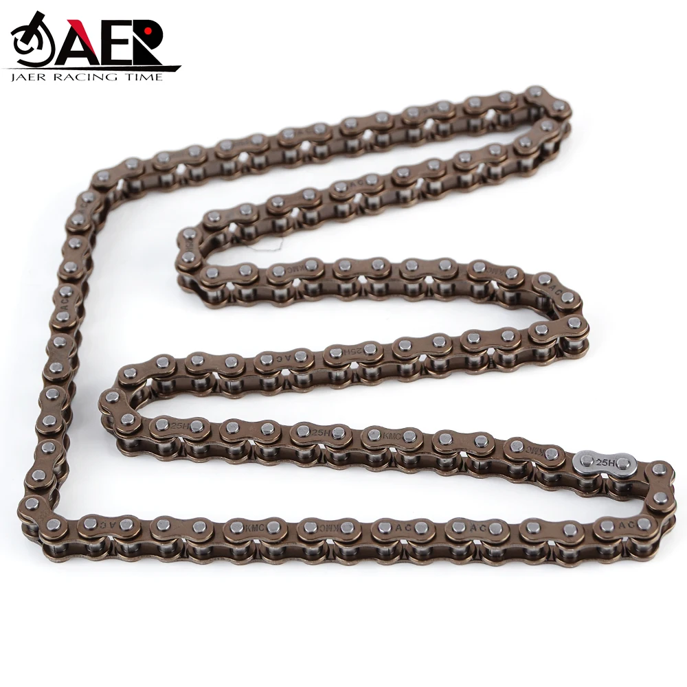 Cadena de distribución de cadena de leva de motocicleta para Yamaha SR125 SR185 ST225 Bronco TW125H TW125N TW200 TW225 YFM225 YFM200 Moto 4 XT125 XT225