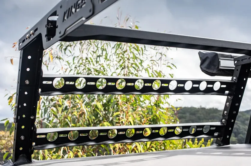 رف سقف مخصص قابل للتعديل اكسسوارات السرير تندرا ل 4x4 فورد رينجر تويوتا هايلكس سيلفرادو رف سرير عالمي مع الضوء #6