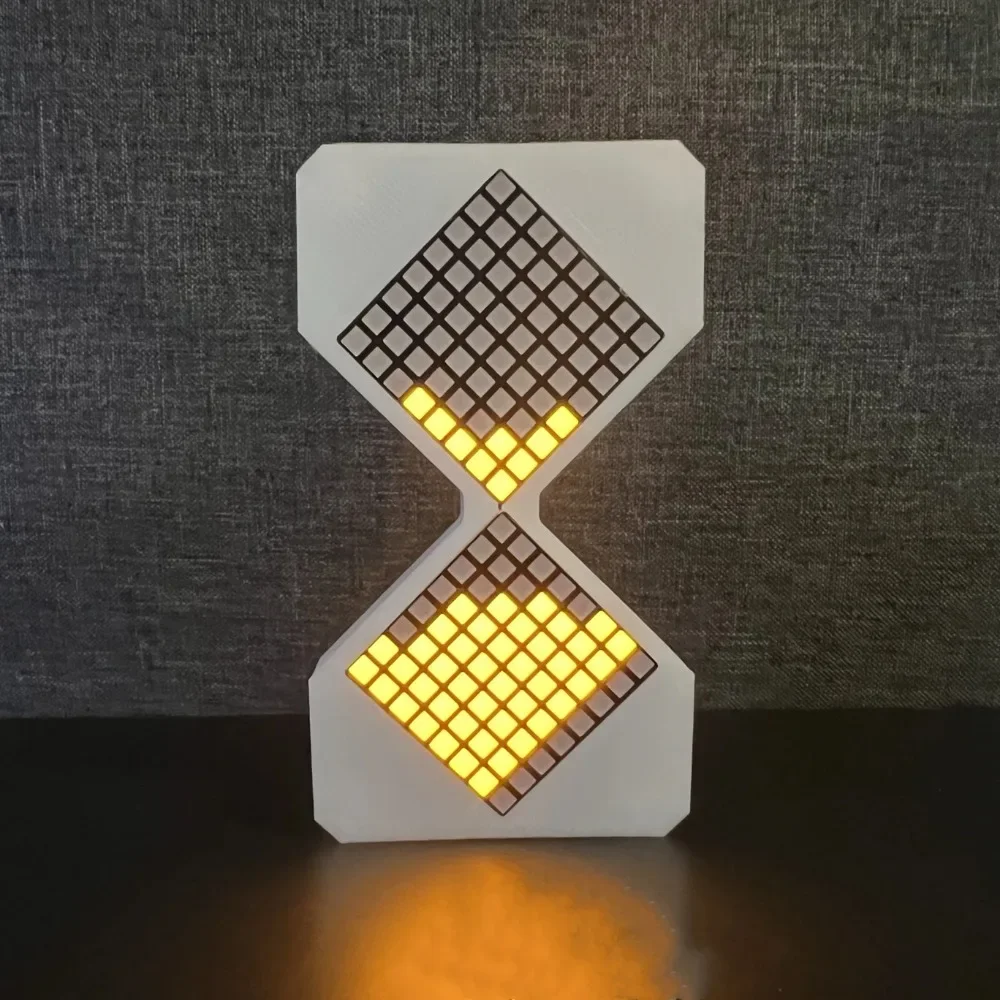 DIY Digital Hourglass Birthday Gift Toys Game Kids Cyber Hourglass Electronic Hourglass Cyber Style Sense of Technology Glow