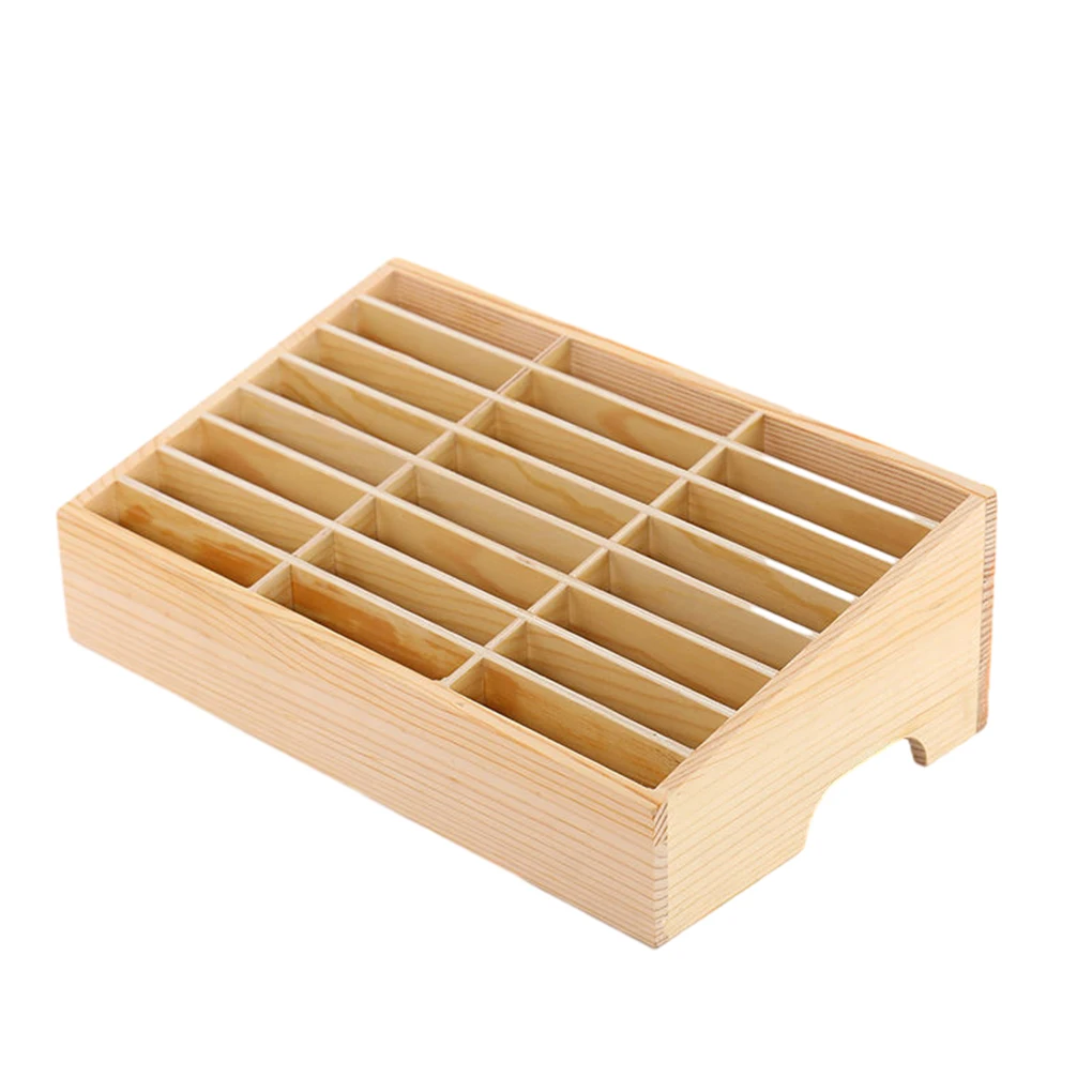 Wooden Box For Phone Storage - Clear Texture Large Capacity Easy To Stable And Thick Light And Convenient Wooden Storage