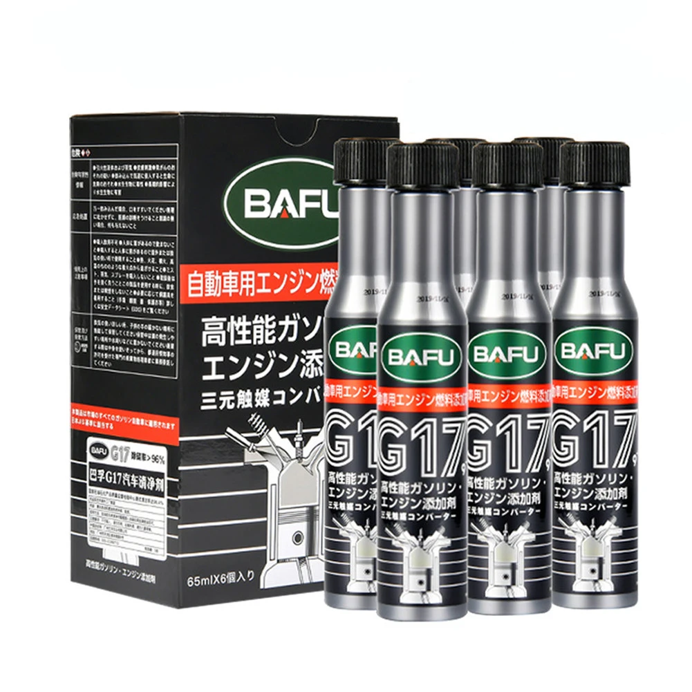 6pcs Universal Car Fuel Gasoline Cleaner Gas Oil Additive Remove Engine Carbon Deposit Arbon Deposit Increase Power Fuel Saver