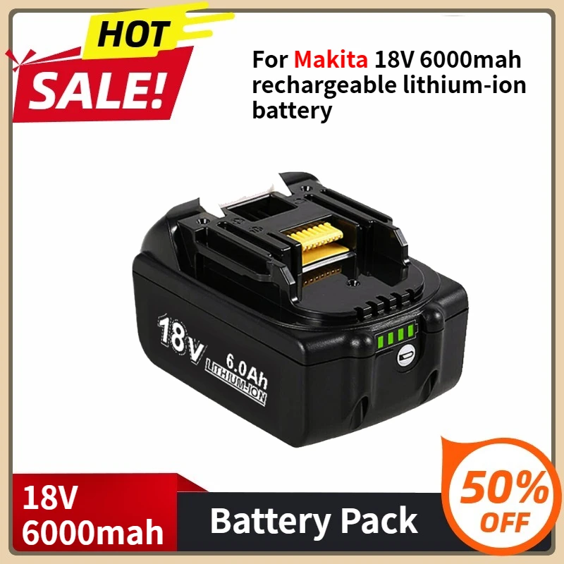 

New for Makita 18V 6000mah Rechargeable Lithium-ion Battery Replacement BL1880 BL1860 BL1830 BL1850 BL1840