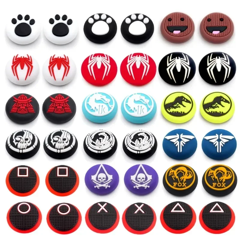 Silikon-Thumbstick-Grip-Kappen für Playstation 5 PS5 PS4 Xbox Series XS Game Joystick Controller Zubehör Thumbstick-Grip-Kappen