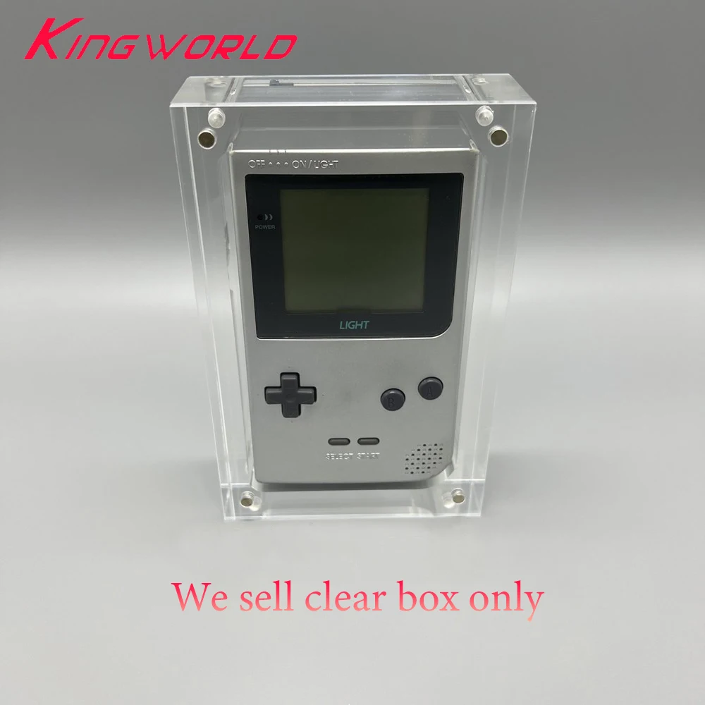 Transparent Storage Magnetic Acrylic Box For Gamboy Light  For GBL Game Console Cover Shell  Box Display Stand Game Accessories