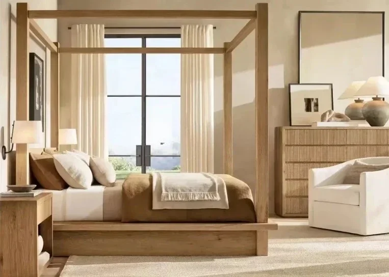 Luxury Modern Wood Smart Drawer Bedside Table Bedroom Furniture Bedside
