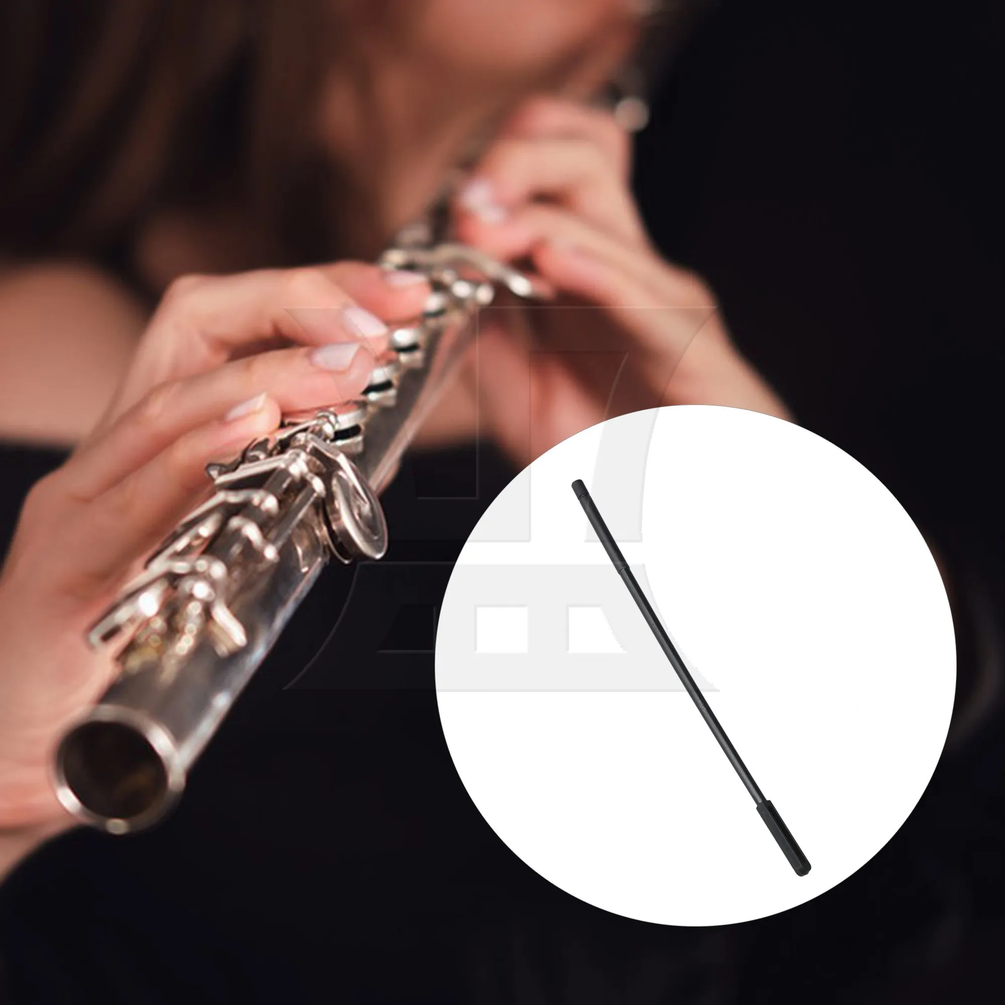 

Yibuy Plastic Piccolo Rod Piccolo Tool for Musical Part