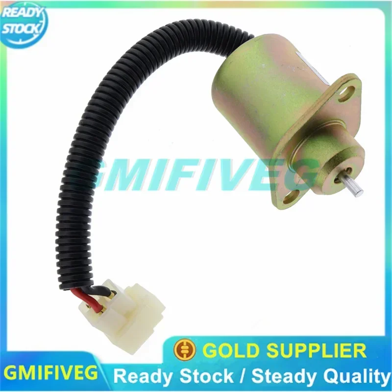 1X جديد 12 فولت الوقود اغلاق إيقاف الملف اللولبي لكوبوتا يانمار سينكرو بدء SA4569T 1503ES-12A5UC5S SA-4569-T 17594-6001-4