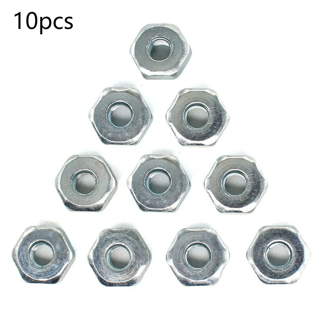 10PCS M8 Bar Nuts Replacement For Stihl MS170 MS171 MS180 MS181 MS190T MS192 MS192T Chainsaw Accessories