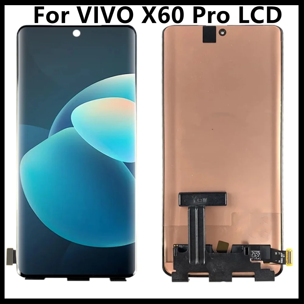 

AMOLED телефон, запасные части для ЖК-экрана, 6,56 дюймов Vivo X60 Pro, V2046