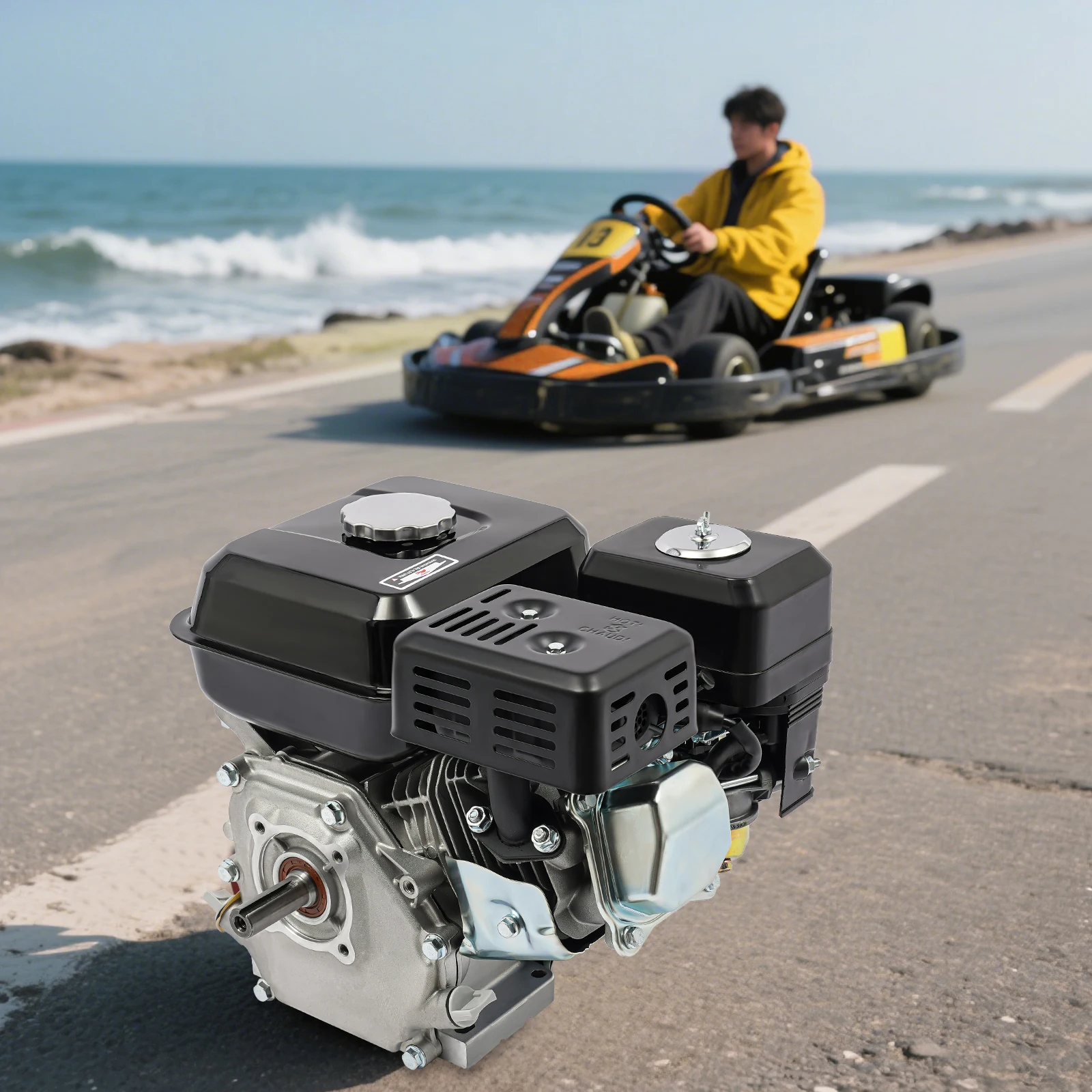 15 HP/7.5 HP 4 Stroke Gas Powered Portable motor Engine  for Farm Appliances, Home Backup