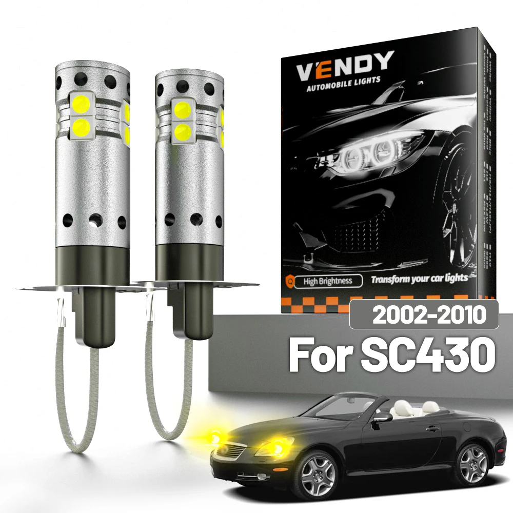 2 Stück LED-Nebelscheinwerfer für Lexus SC430 2002-2010 2003 2004 2005 2006 2007 2008 2009 Canbus-Zubehör