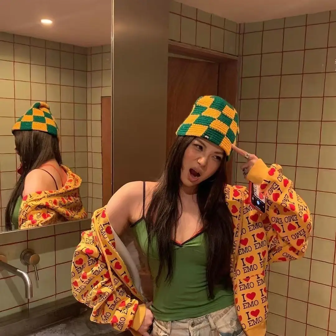 الحب المليء من الختم الرمز البريدي هوديي امرأة الشارع موضة الهيب هوب خمر البلوز ملابس حريمي هوديس غير رسمية النساء #6