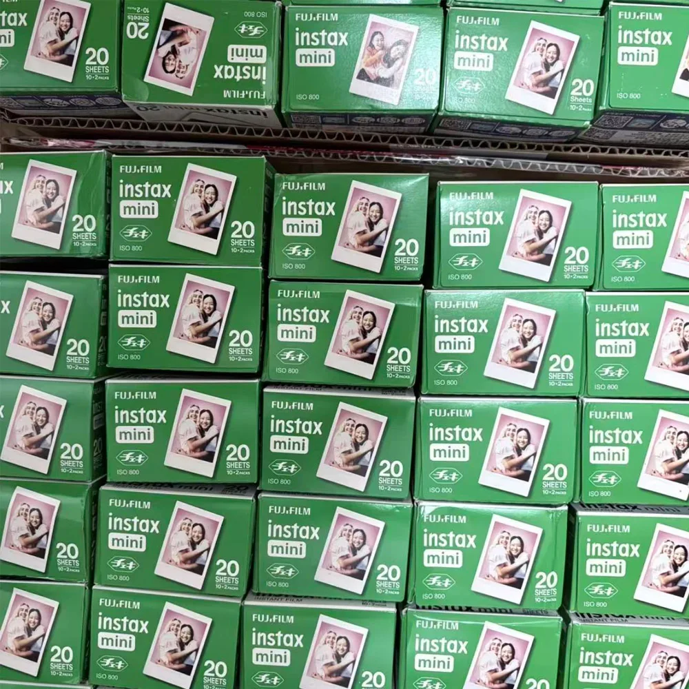 in Stock Fujifilm Instax Mini Film White 10 50 100 Sheets For FUJI Instant Photo Camera Mini 13 Mini 12/11 9 87 70 90 Film Camer