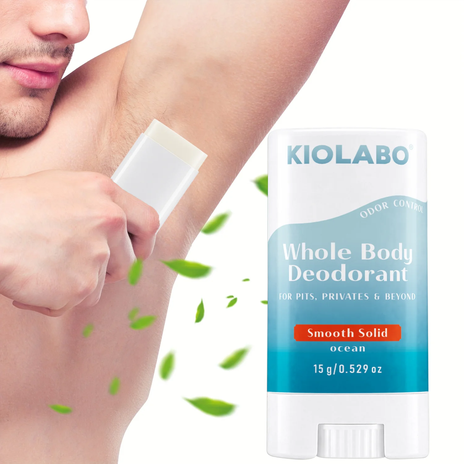 Portable Body Care Deodorizer Stick, with a Fresh Ocean Scent, Suitable for Daily Use, Outdoor, Suitable for Both Men and Women