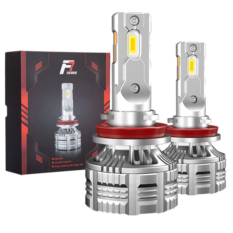 F7 130W H7 H4 Canbus Led Lamp High Power Led Headlight Bulb H7 H4 H8 H11 9005 Hb3 Hb4 6500K Turbo Led Lamp For Car 2PCS