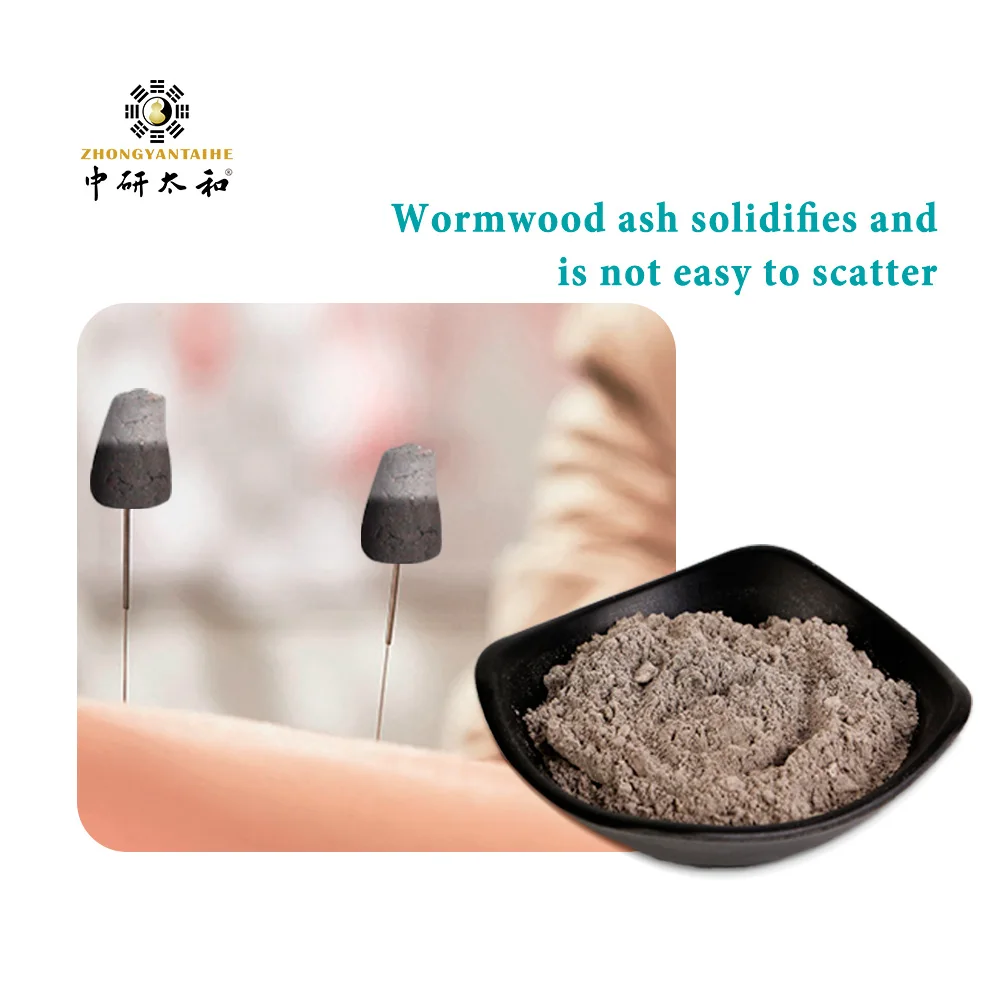 100 PCS Smokeless Massage Moxa Sticks Warm Healing Therapy Treatment ZHONGYAN TAIHE Moxa Wool Mini Smokeless Moxa Stick Massage