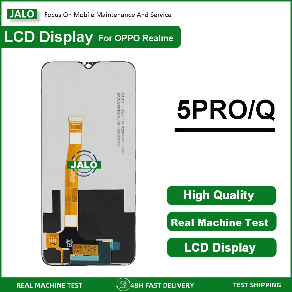 Conjunto de pantalla JALO adecuado para OPPO Realme 3PRO 5PRO 6 6S 7 pantalla LCD integrada pantalla táctil reemplazo del Panel LCD