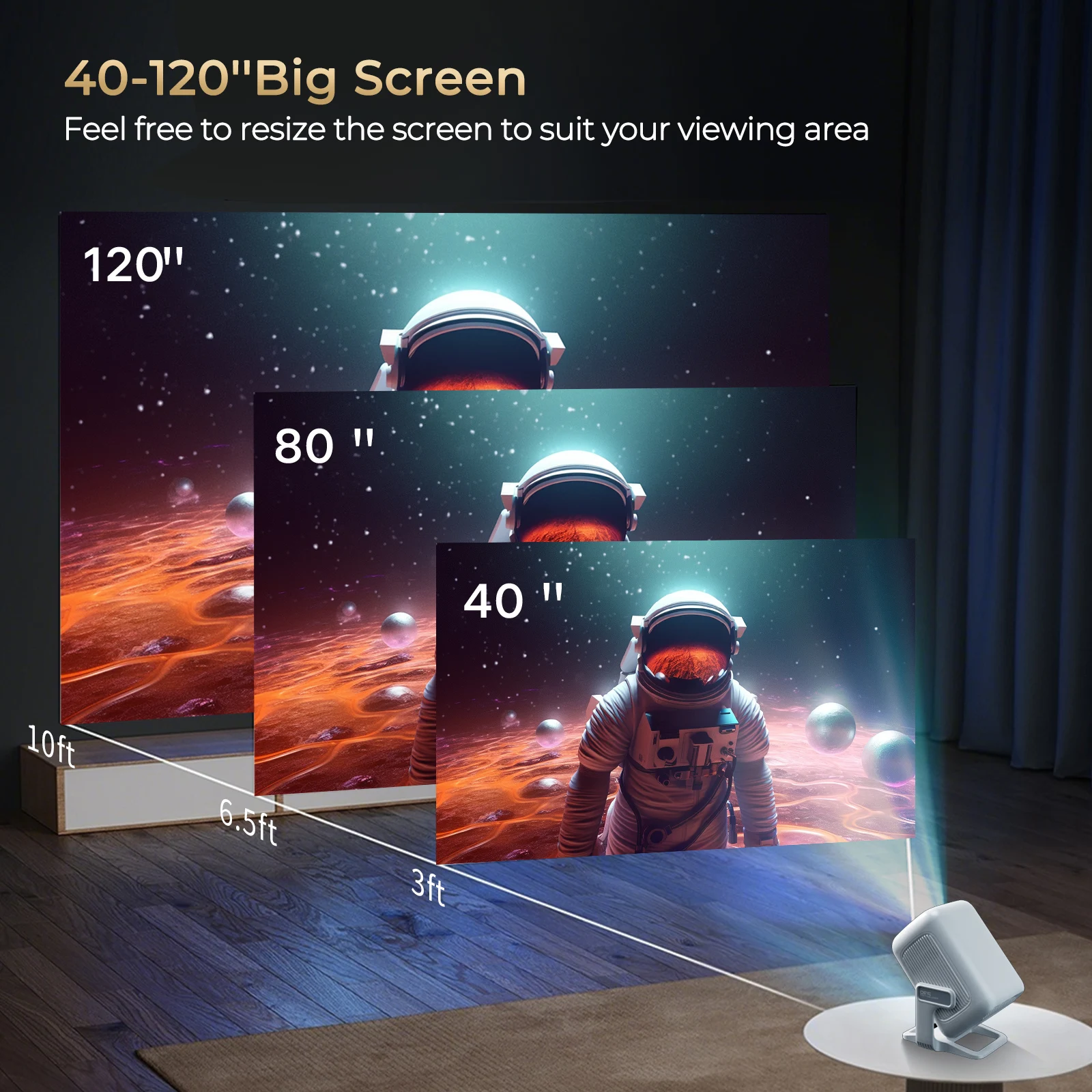 LynCast Projektor 4K 350ANSI A – Home Cinema Entertainment Bewertung und Preis