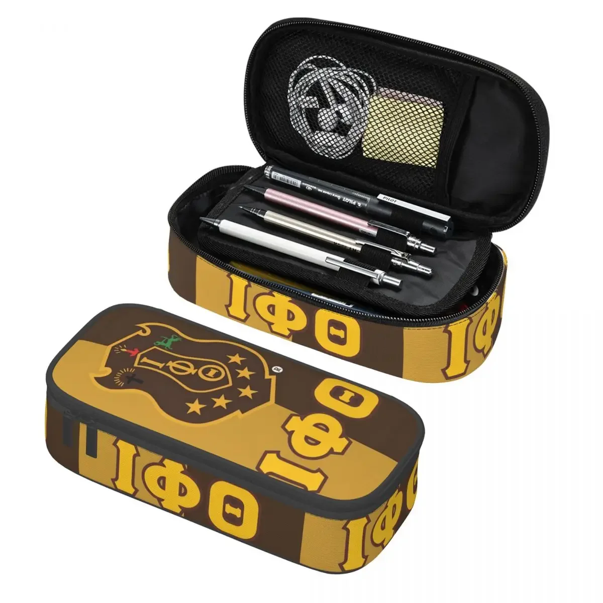 

Custom Iota Phi Theta Cute Pencil Cases Boy Girl Large Capacity IPT African American Fraternity 1963 Pencil Box School Supplies