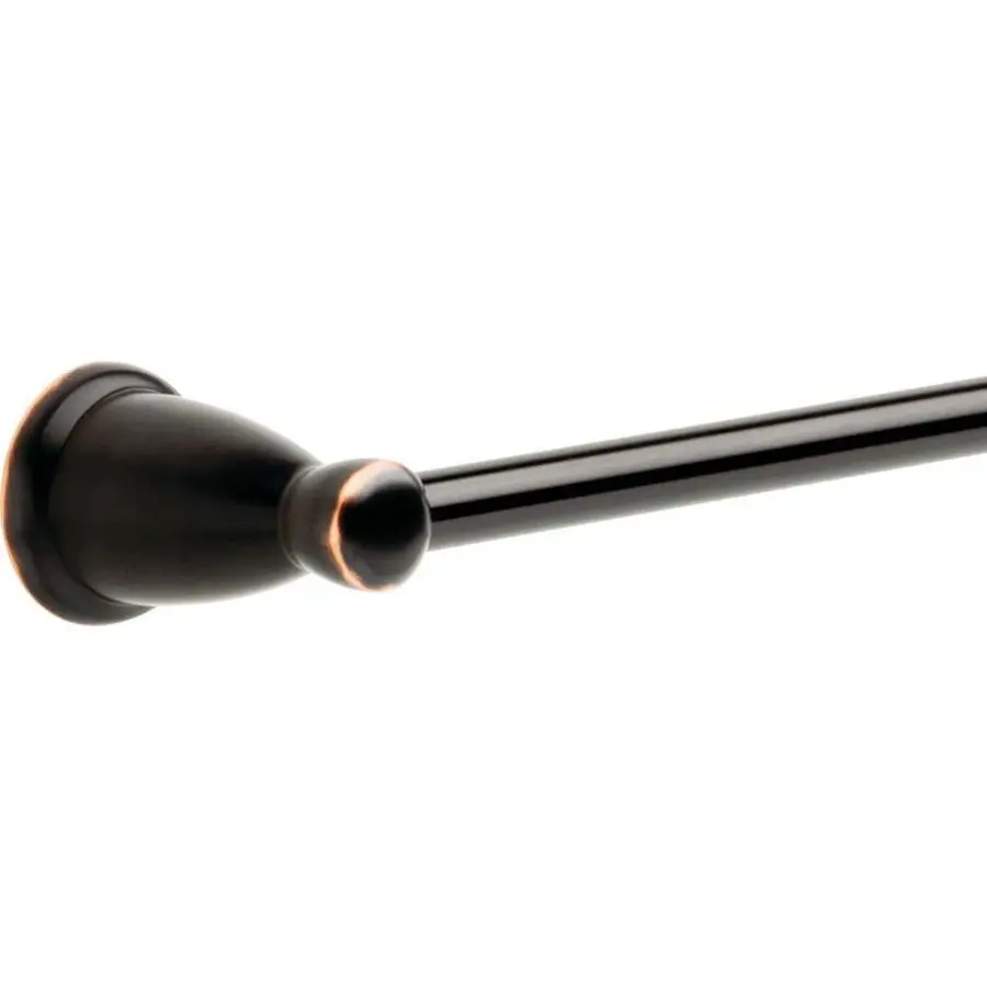 

Kinla 5Piece Bathroom Set OilRubbed Bronze 18, 24 Towel Bar Racks, Toilet Paper Holder, Ring, Hook KIN5PCORB