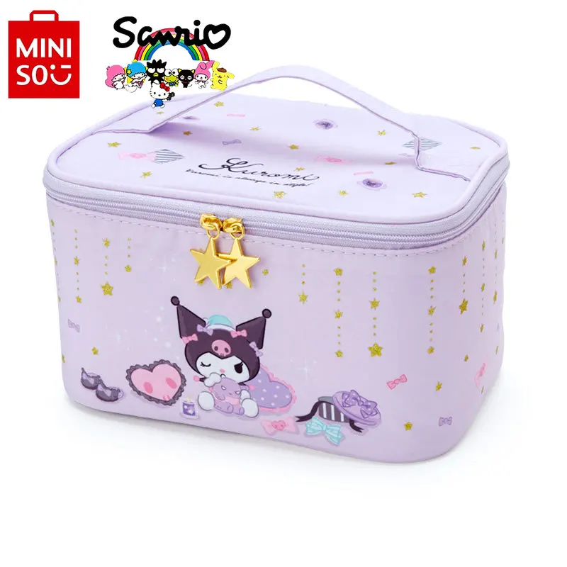 

Miniso Sanrio женская косметичка модная и высококачественная дорожная сумка для мытья мультяшная многофункциональная сумка для хранения дома