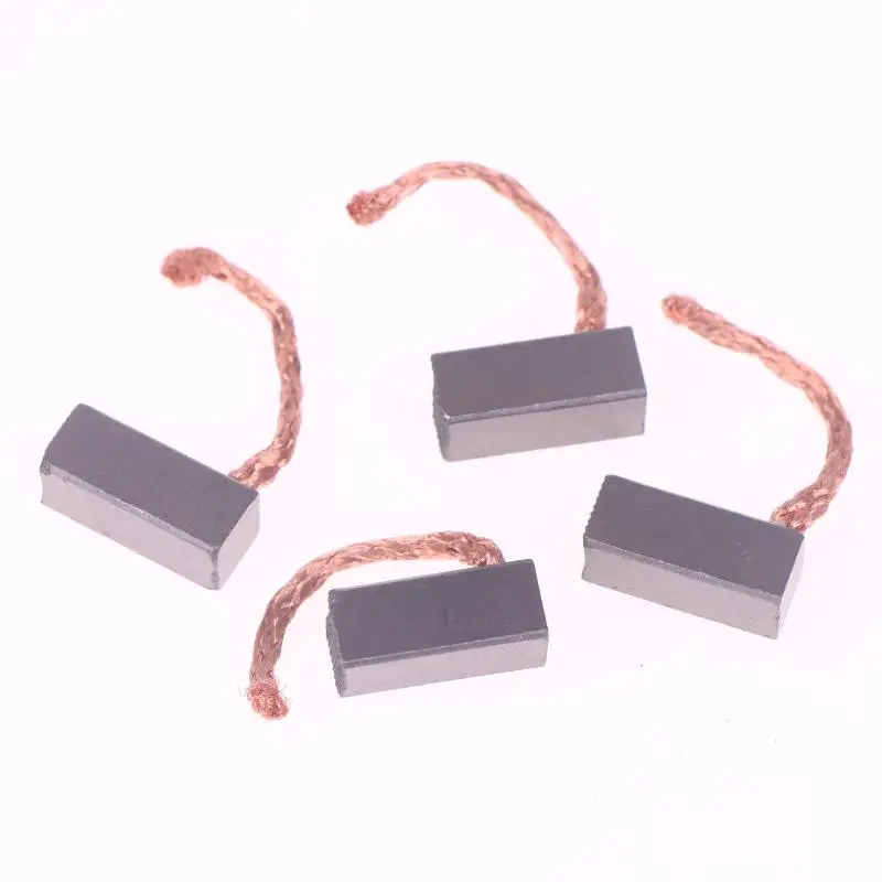 4Pcs DIY Accessories Motor Carbon Brushes Set For Electric Motor Replacement Parts 8x8x19mm Power Tool