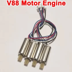 V88 Drone Motor Engine Spare Part Kit CW CCW Motor for RC Quadcopter V88 Accessory
