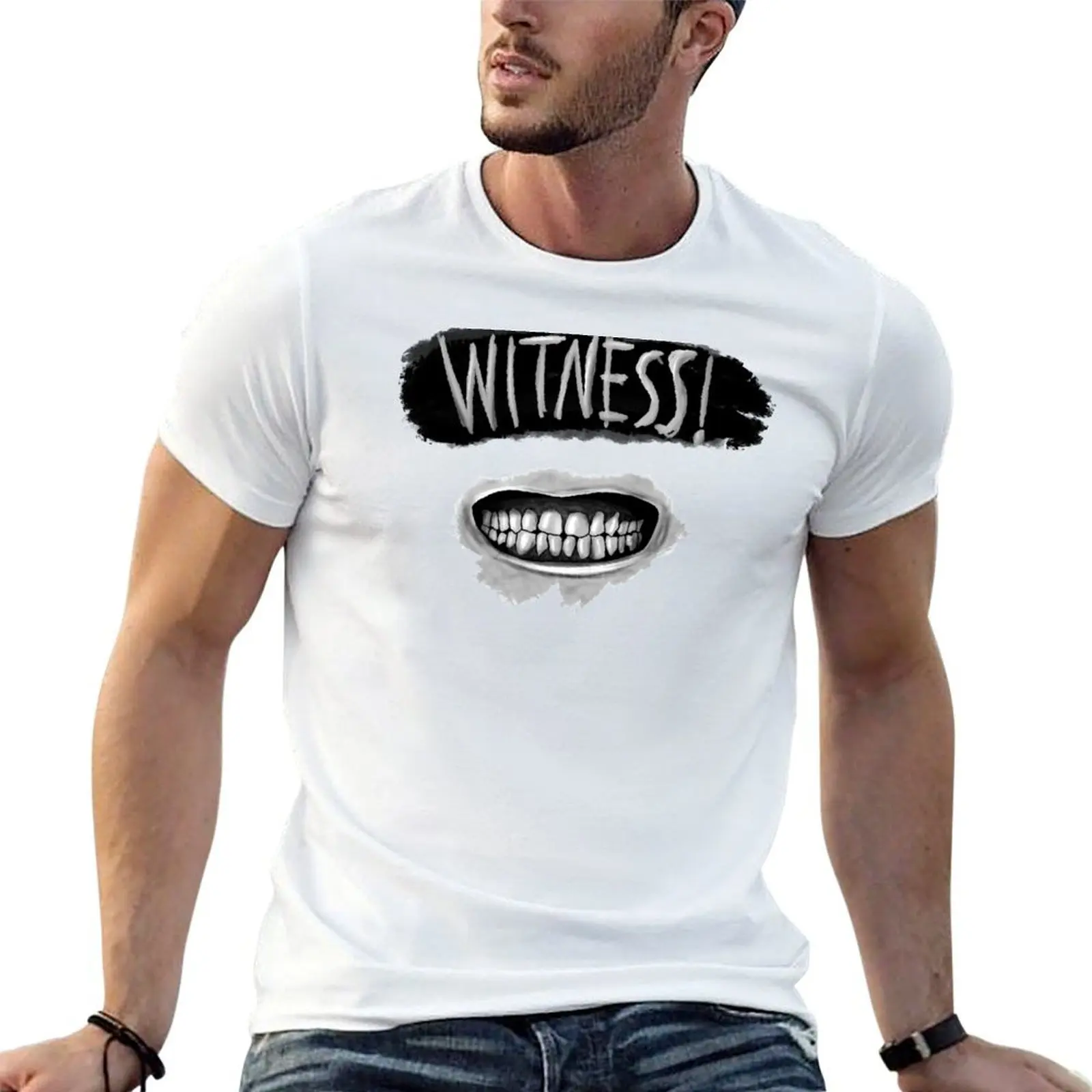 Témoin! T-shirt de travail quotidien à manches courtes