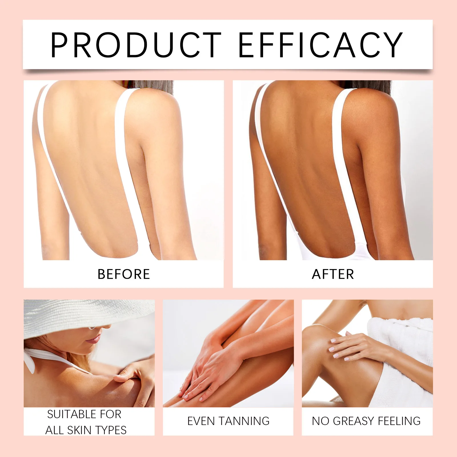 Drinkable Oral Sunless Tanning Drops Natural Sun-Kissed Glow No UV Gradual Bronze Tan Enhancer For Face Body All Skin Types