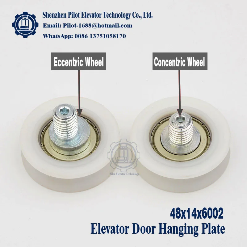 

Applicable to KONE TKE Elevator Door Hanging Wheel ,size 48*14*6002, Eccentric/Concentric Wheel accessories Elevator Parts