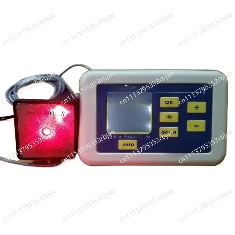 Laser Power Meter Full Wavelength High Precision 200mW Range 10uW Resolution Optical Power Meter