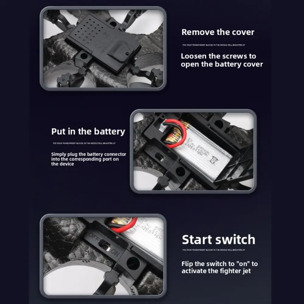 Novo avião de combate de espuma eva 2.4g rádio resistente ao impacto brinquedo de avião rc 360 °   Brinquedo modelo planador elétrico rolante para meninos