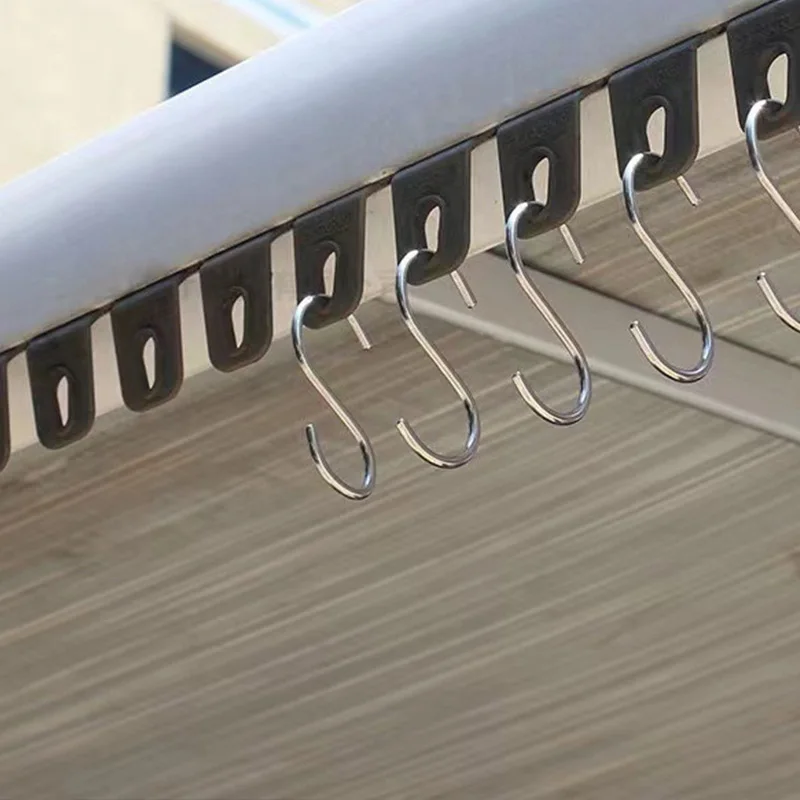 RV Awning Clothes Hooks Caravan Camper Trailer Sun Canopy Outdoor Storage Hanging Hooks For RV Camping Accessories