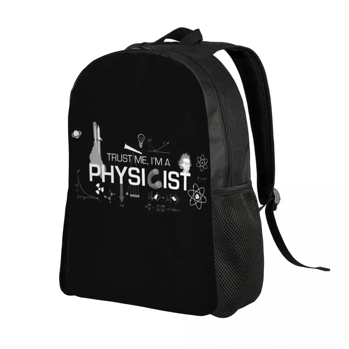 Trust Me I'm A Physicist Backpack for Boys Girls Science Physics College School Travel Bag Men Women Bookbag Fits 15 Inch Laptop