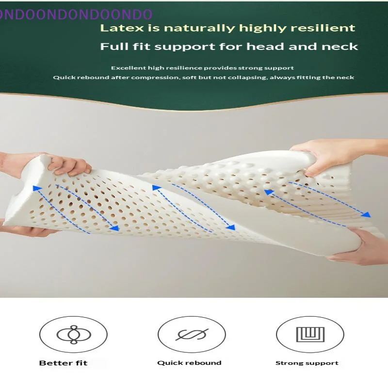 Natural Latex Neck Support Pillow Adult Massage Particle Pillow Core For Better