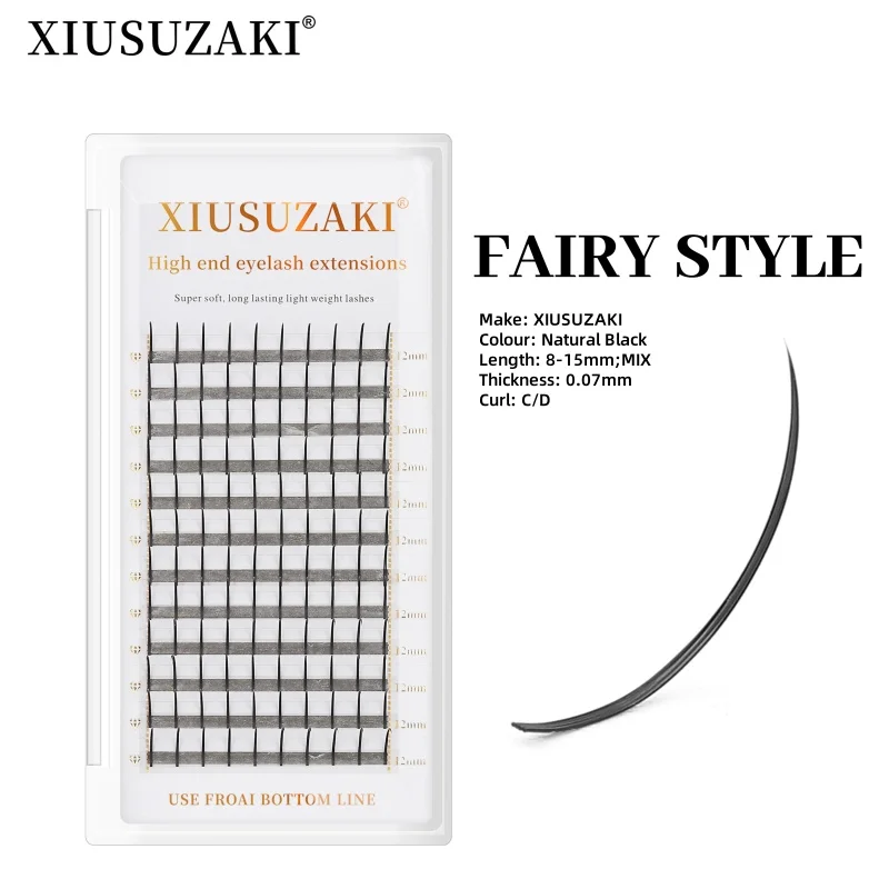 

SONG LASHES Wispy Spikes Eyelash Extension Fairy Eyelashes Promade Wispy Fans For Eyelash Extensiones