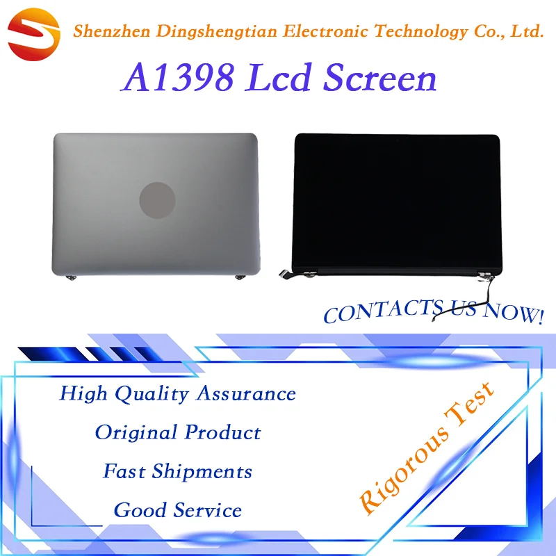 

Замена для Macbook Pro Retina 15 дюймов A1398 ЖК-экран в сборе 2012-2015 Дисплей Silver Emc 2673 2674 2876 2881 2909 2910