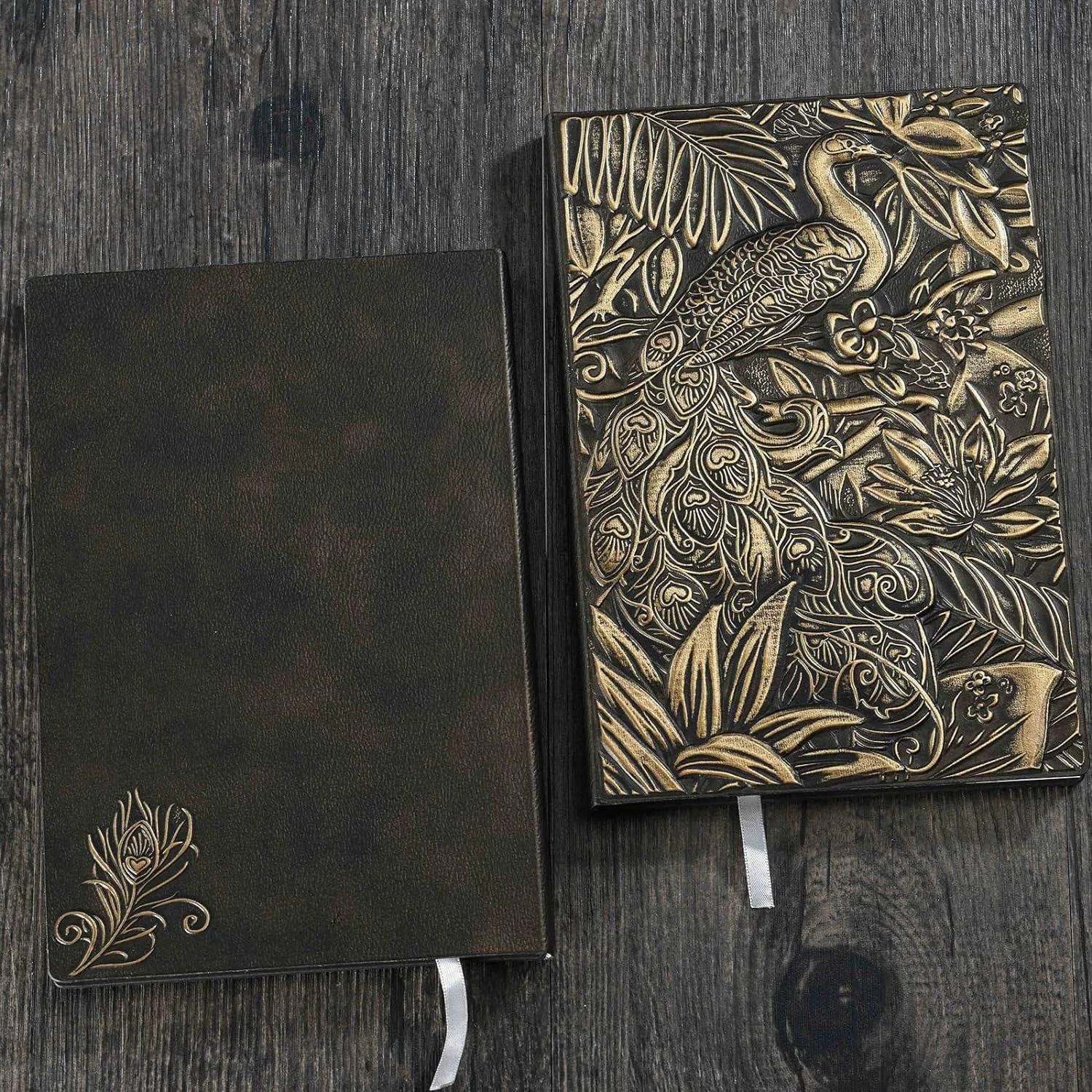 Peacock Diary 3d Faux Leather A5 Notebook Lined Paper Diary Back To School Stationery Writing Note Books Office Creative Gift