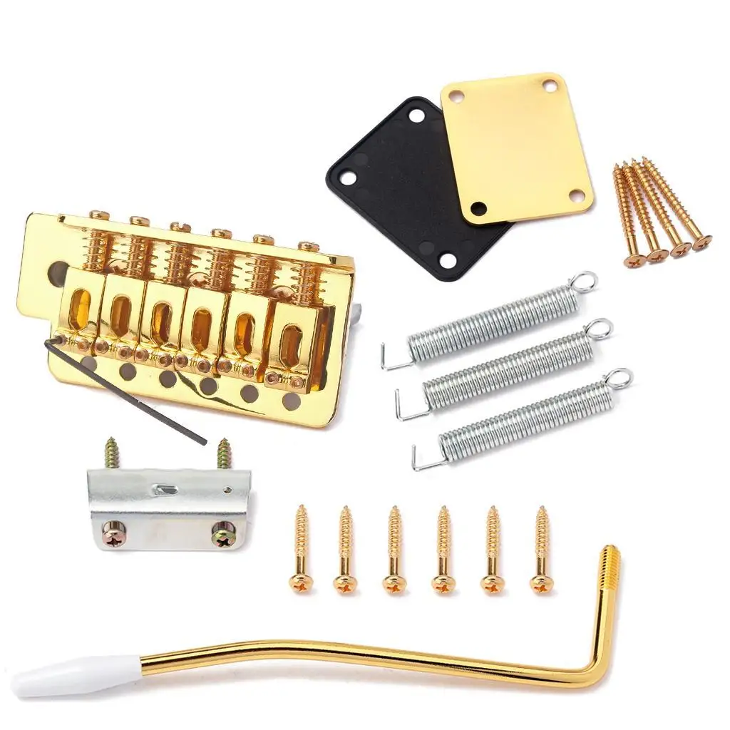 Finest Electric Guitar Tremolo Bridge DIY Musical Instrument Parts Gold