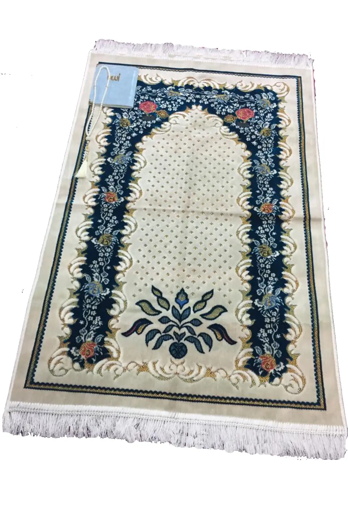 DOLBOVI Cenova velvet silvery Ultra luxury prayer Rug 6 pcs Meditation Rug