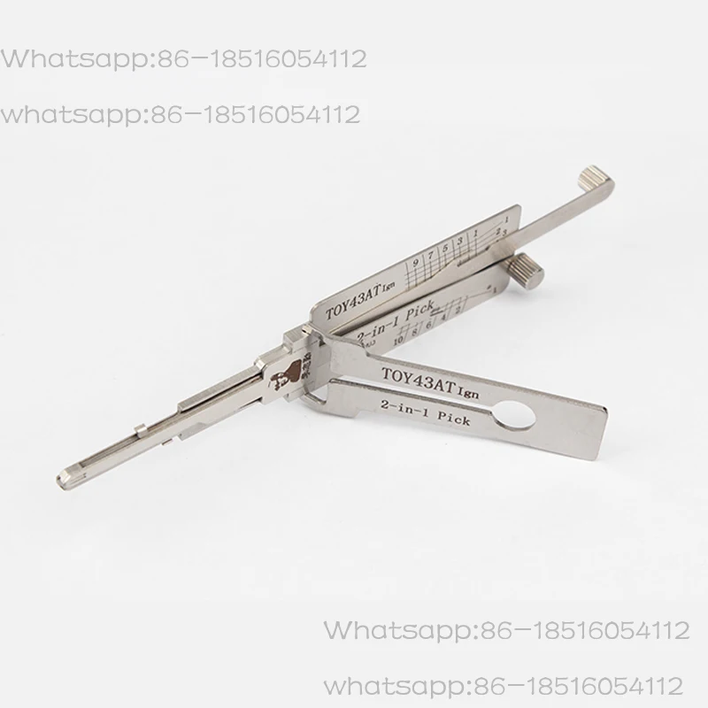 Lishi Toy 43AT IGN Toy43AT Функция (10-CUT) 2-в-1 для игрушки серии o Автомобильный инструмент для выбора и декодера оксиметра Lishi Toy 43AT IGN Toy43AT Функция (10-CUT) 2-в-1 для игрушки серии o Автомобильный инструмент для выбора и декодера оксиметра