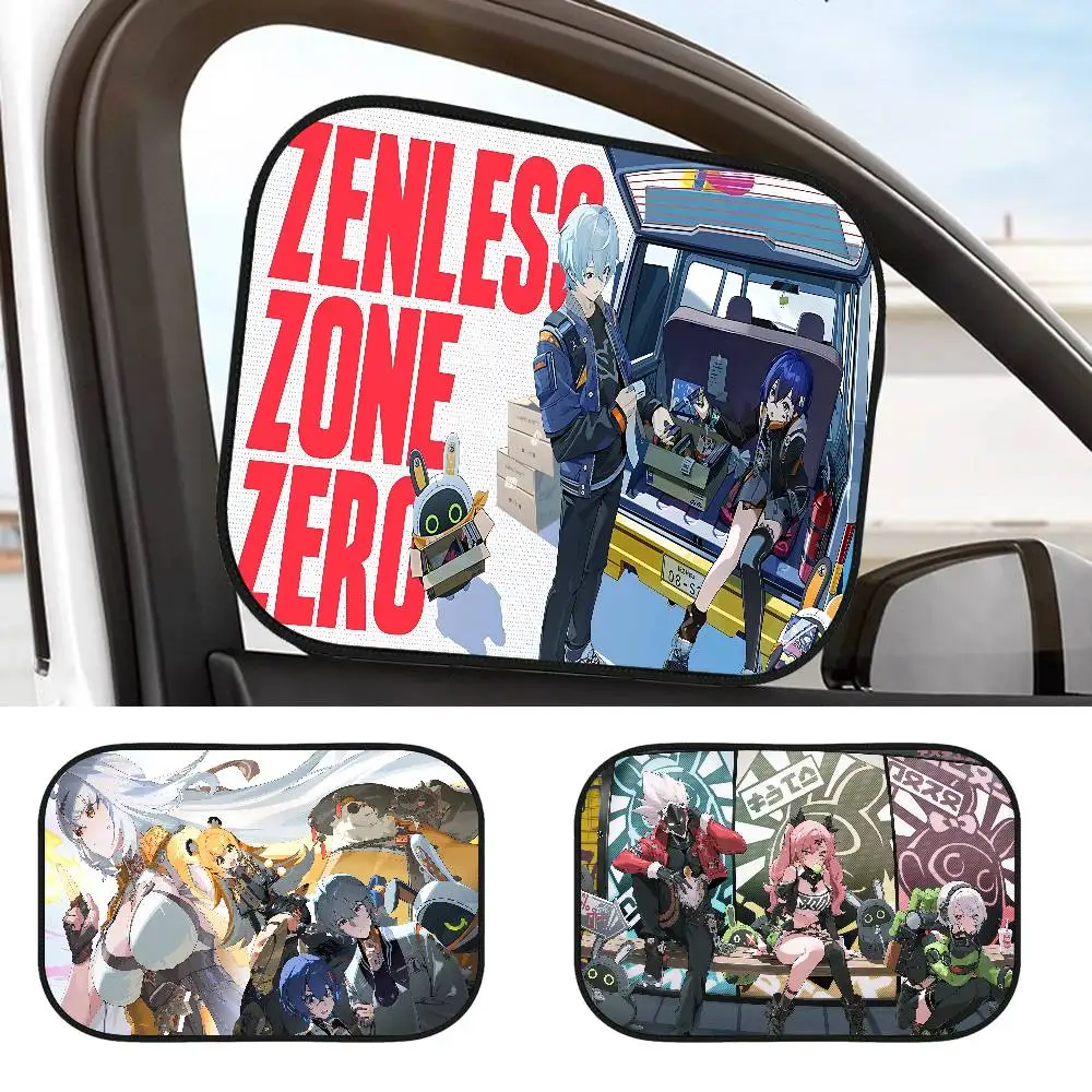 

Game Z-Zenless Zone Zero 1Pcs Car SunShade Side Window Windscreen Cartoon For Children Adults Adsorption SunShade Sunvisor