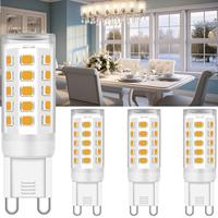 3/8 pack G9 LED Bulbs 3W White/Warm White No-Flicker LED Lamp 33W Halogen Bulb Equivalent Chandelier Pendant Corn Light Bulbs