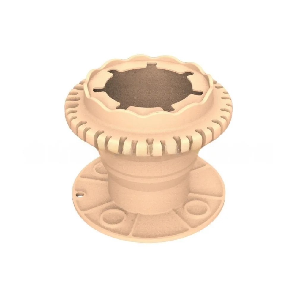 Rondella per pennelli pieghevole con foro per appendere, fondo a ventosa, scatola per pulire la vernice in silicone, portapenne antiscivolo