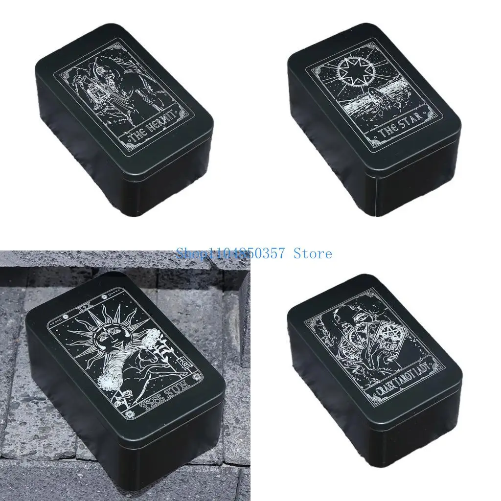 

5ASD Playings Cards Box Money Moin Cange Cange Candy Case Business Tarots Box