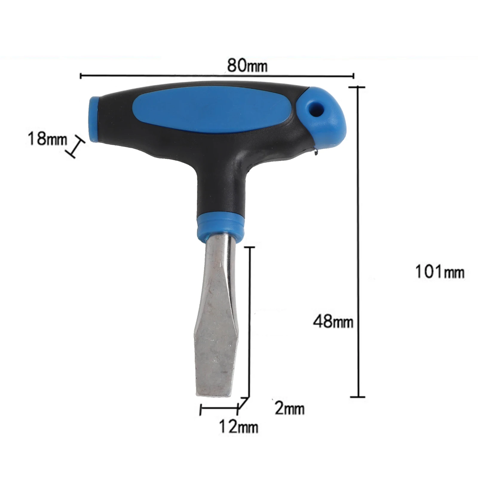 T-Handle 12mm Flat Head Screwdriver For Camera Tripod & Monopod Quick Release Plate Slotted Screwdriver Tools