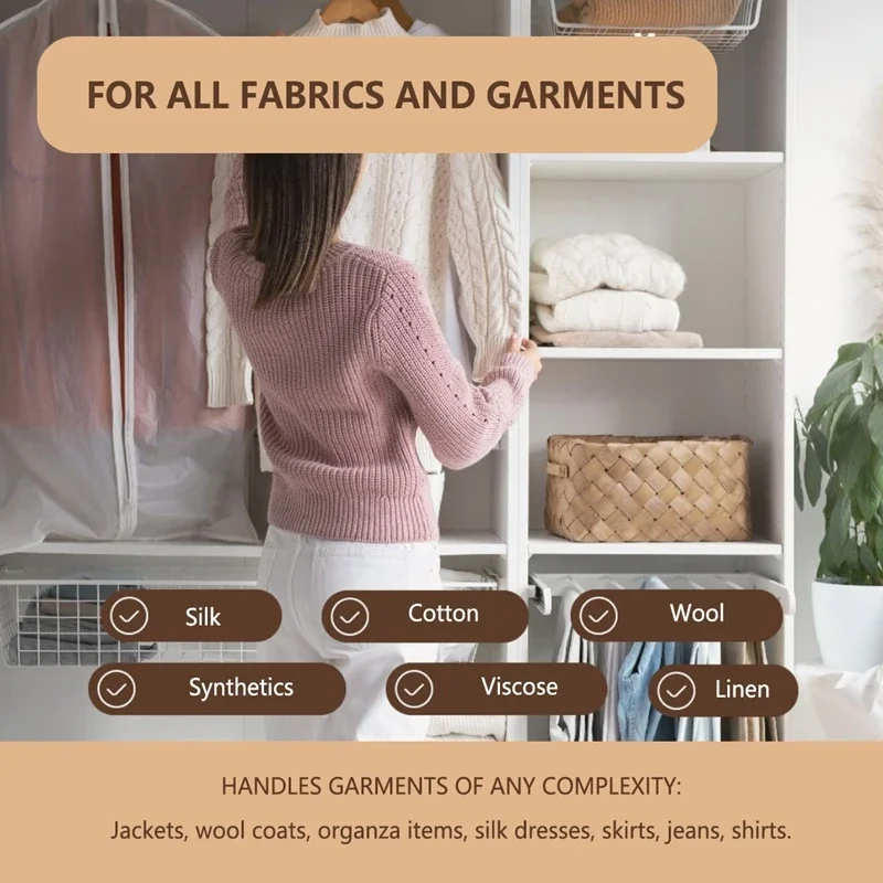Handheld Wired Steam Iron Foldable Garment Steamer 800W Power Rapid Heating Portable Safe Steamer Electric Iron for Travel Gift image 6