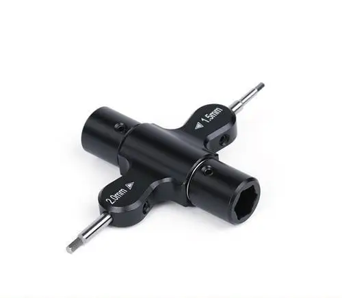 베어링이 있는 M5 사각 렌치 퀵 릴리스 소켓 육각 드라이버 FPV 유지 관리용 드론 프로펠러 제거 도구